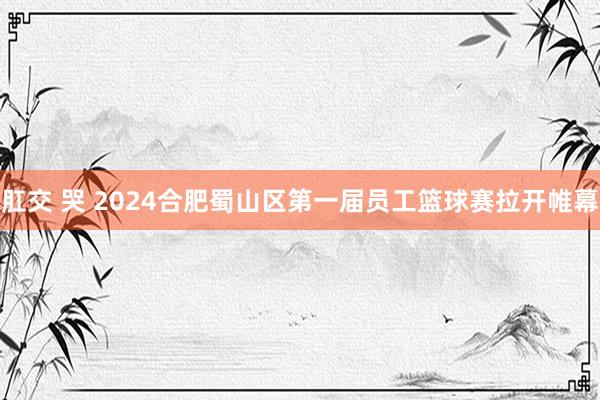 肛交 哭 2024合肥蜀山区第一届员工篮球赛拉开帷幕