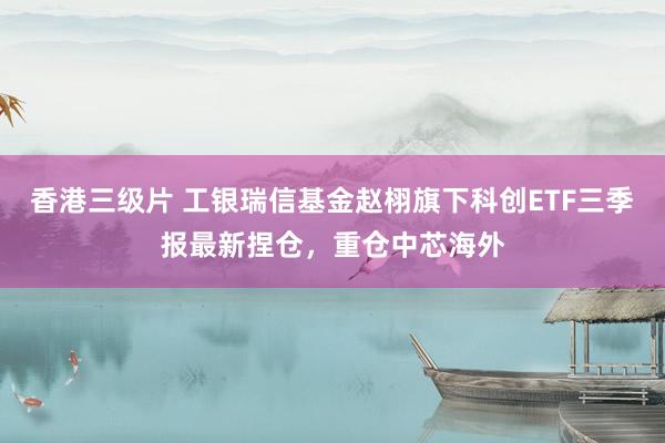 香港三级片 工银瑞信基金赵栩旗下科创ETF三季报最新捏仓，重仓中芯海外