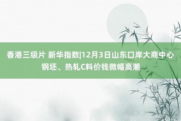 香港三级片 新华指数|12月3日山东口岸大商中心钢坯、热轧C料价钱微幅高潮